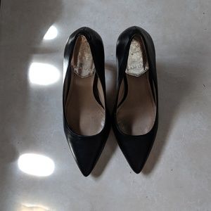 Vince Camuto Pointed Toe Leather Heels
